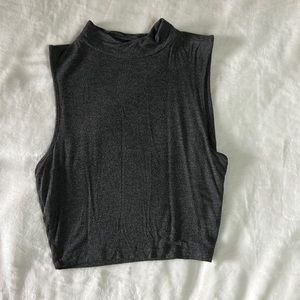 High Neck Crop Top